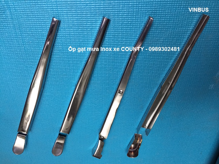 Ốp gạt mưa inox xe County