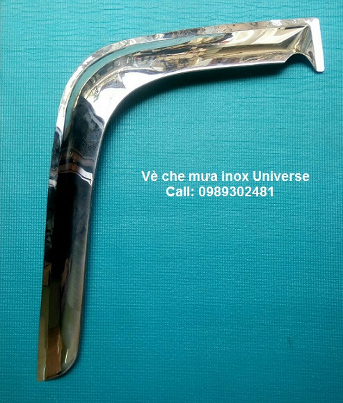 Vè che mưa xe Universe Inox