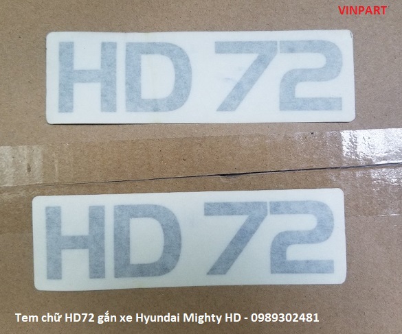 TEM CHỮ MIGHTY HD72