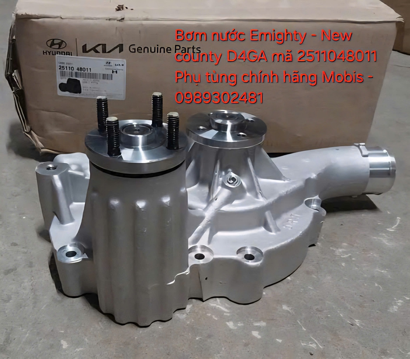 Bơm Nước Emighty – New County Động Cơ D4GA Mã 2511048011