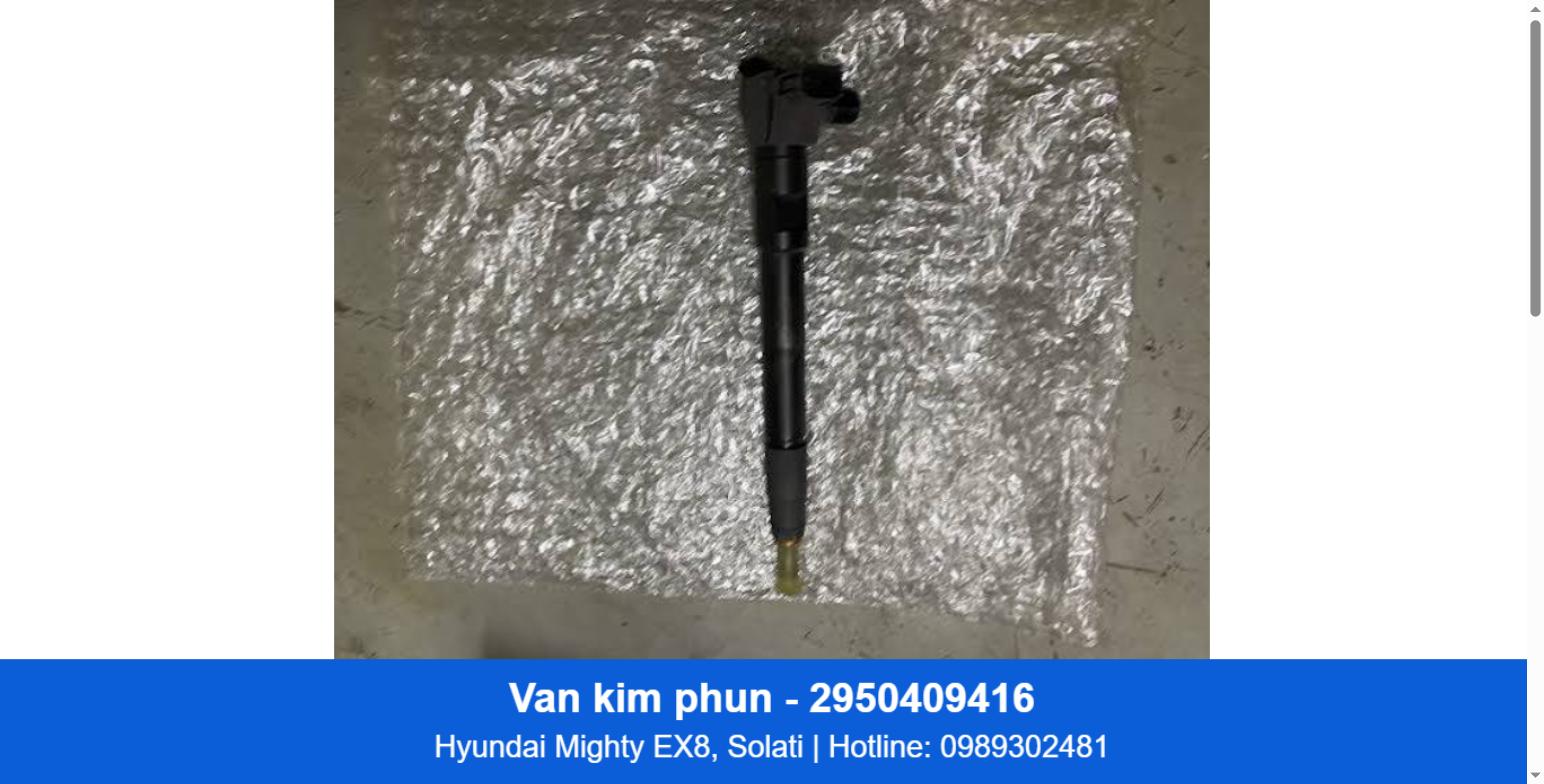 Van kim kim phun 2950409416 - Hyundai Mighty EX8, Solati