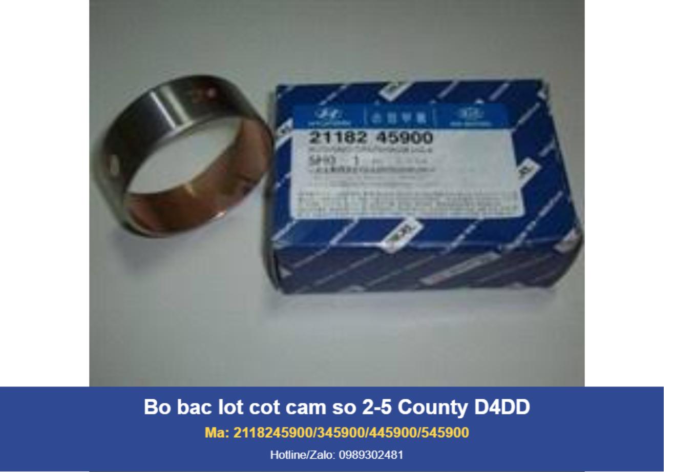 Bộ Bạc Lót Cốt Cam Số 2-5 Hyundai County D4DD