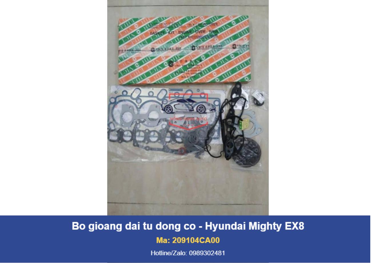 Bộ gioăng đại tu động cơ 209104CA00 - Hyundai Mighty EX8