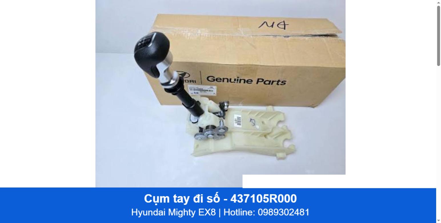 Cụm tay đi số 437105R000 - Hyundai Mighty EX8