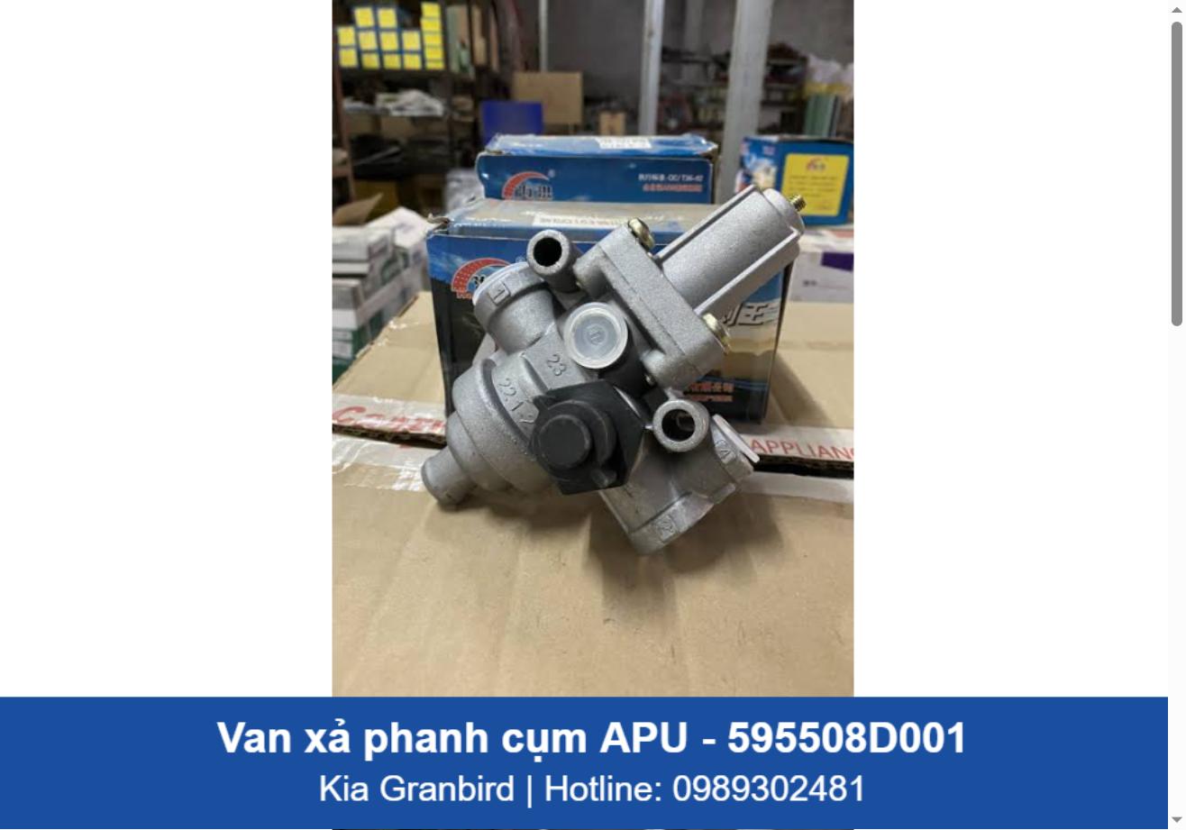 Van Xả Phanh Cụm APU Kia Granbird - Mã 595508D001