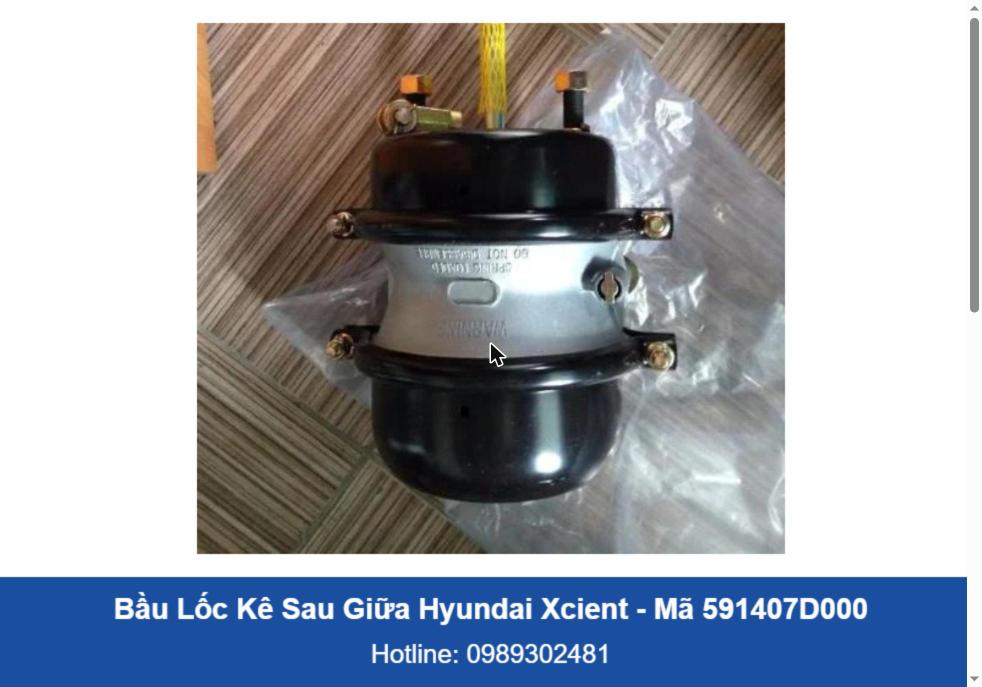 Bầu Lốc Kê Sau Giữa Hyundai Xcient Chính Hãng (591407D000)