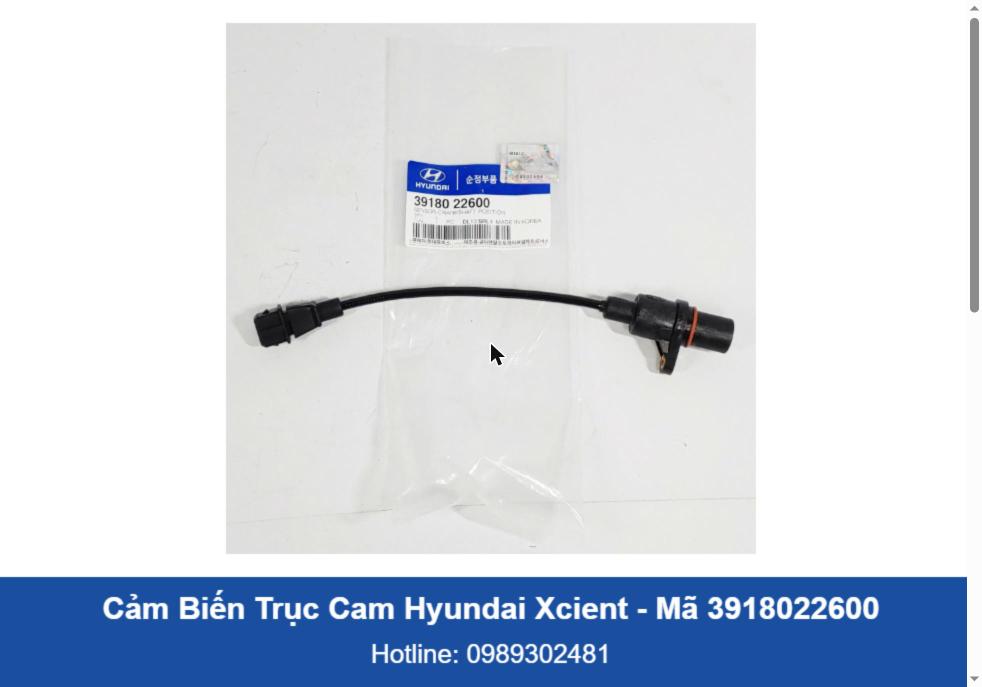 Cảm Biến Trục Cam Hyundai Xcient Chính Hãng (3918022600)