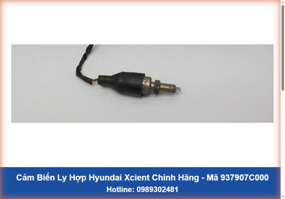 Cảm Biến Ly Hợp Hyundai Xcient Chính Hãng (937907C000)