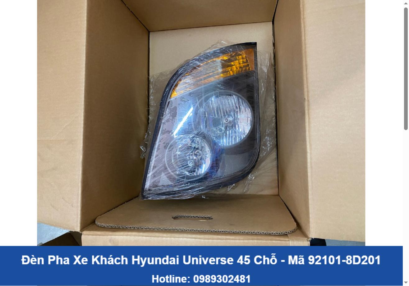 Đèn Pha Xe Khách Hyundai Universe 45 Chỗ (92101-8D201)