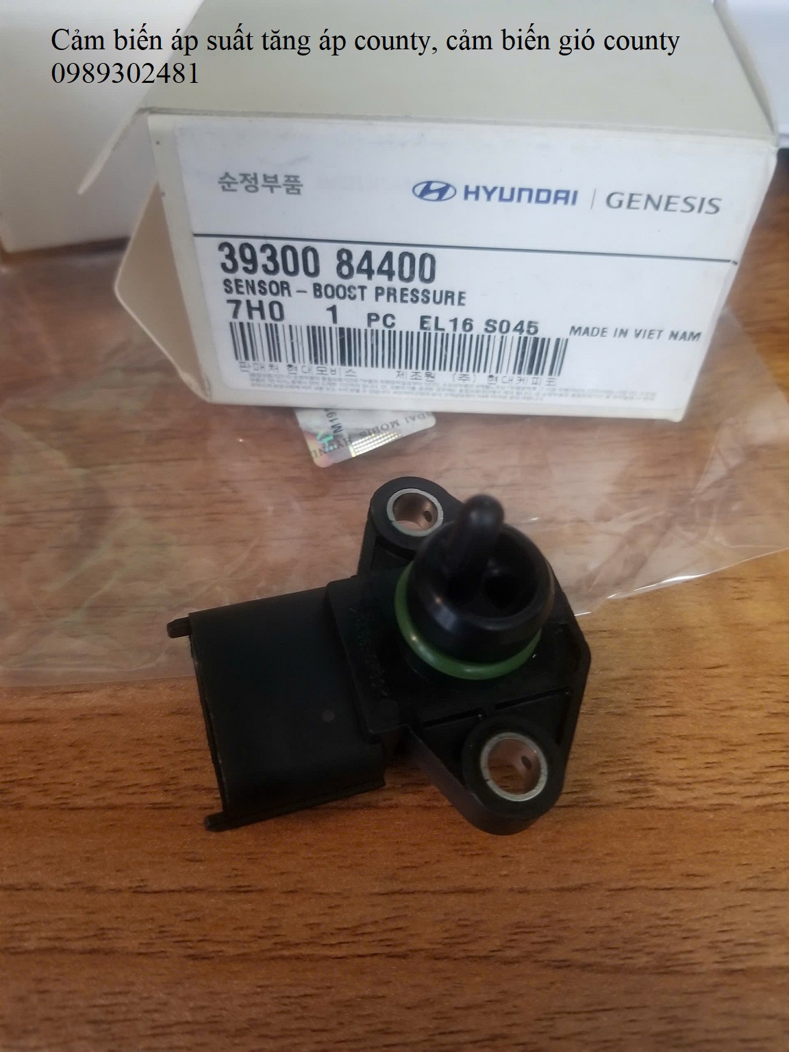 Cảm biến áp suất tăng áp county, cảm biến gió county 3930084400
